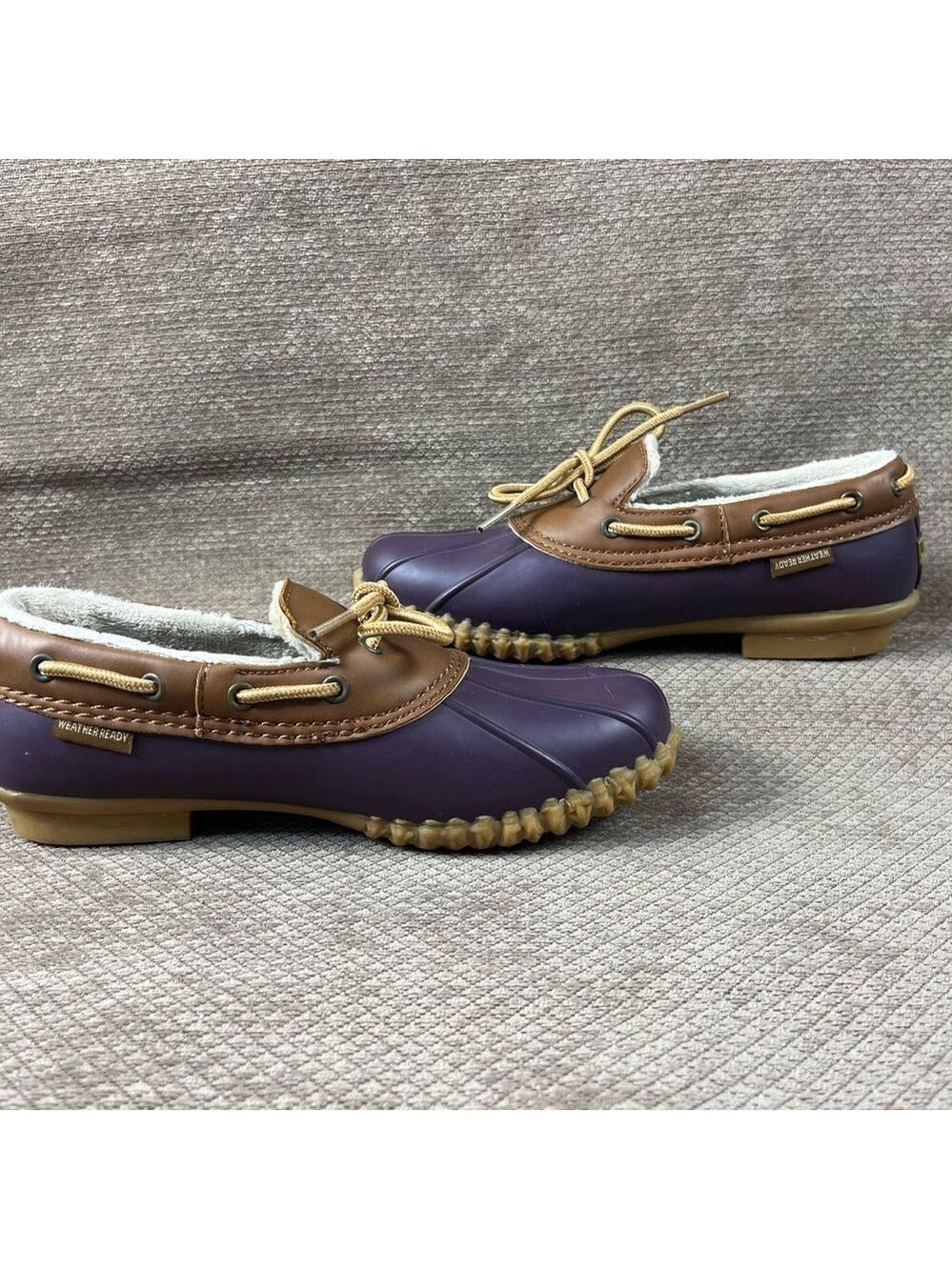 JBU Sport Women’s Purple Gwen Slip On Duck Shoes size size 6 EUC - Picture 6 of 12